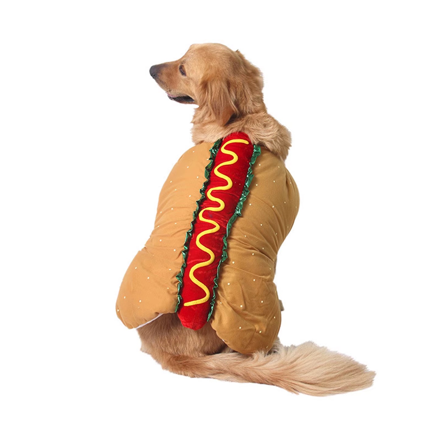 Transformation Clothes for Small Dogs Dog Shirts Halloween Costumes Burger Outfit Cat Hotdog Clothes