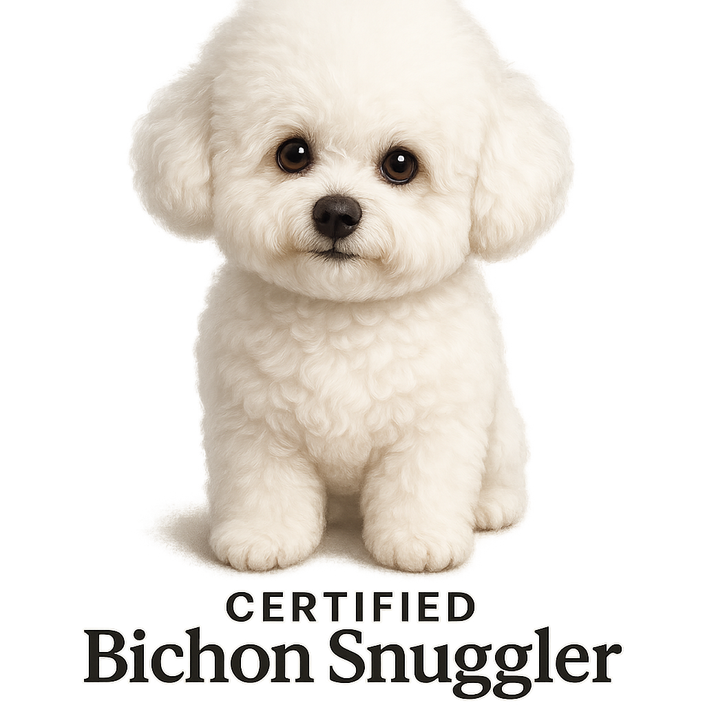 Bichon Frise "Certified Snuggler" Unisex T-Shirt | Adorable Dog Mom/Dad Gift