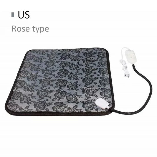 Pet Heating Pad for Dogs & Cats | Electric Waterproof Warming Bed with 3-Level Temperature Control, Anti-Bite Cord & Soft PU Oxford Cover