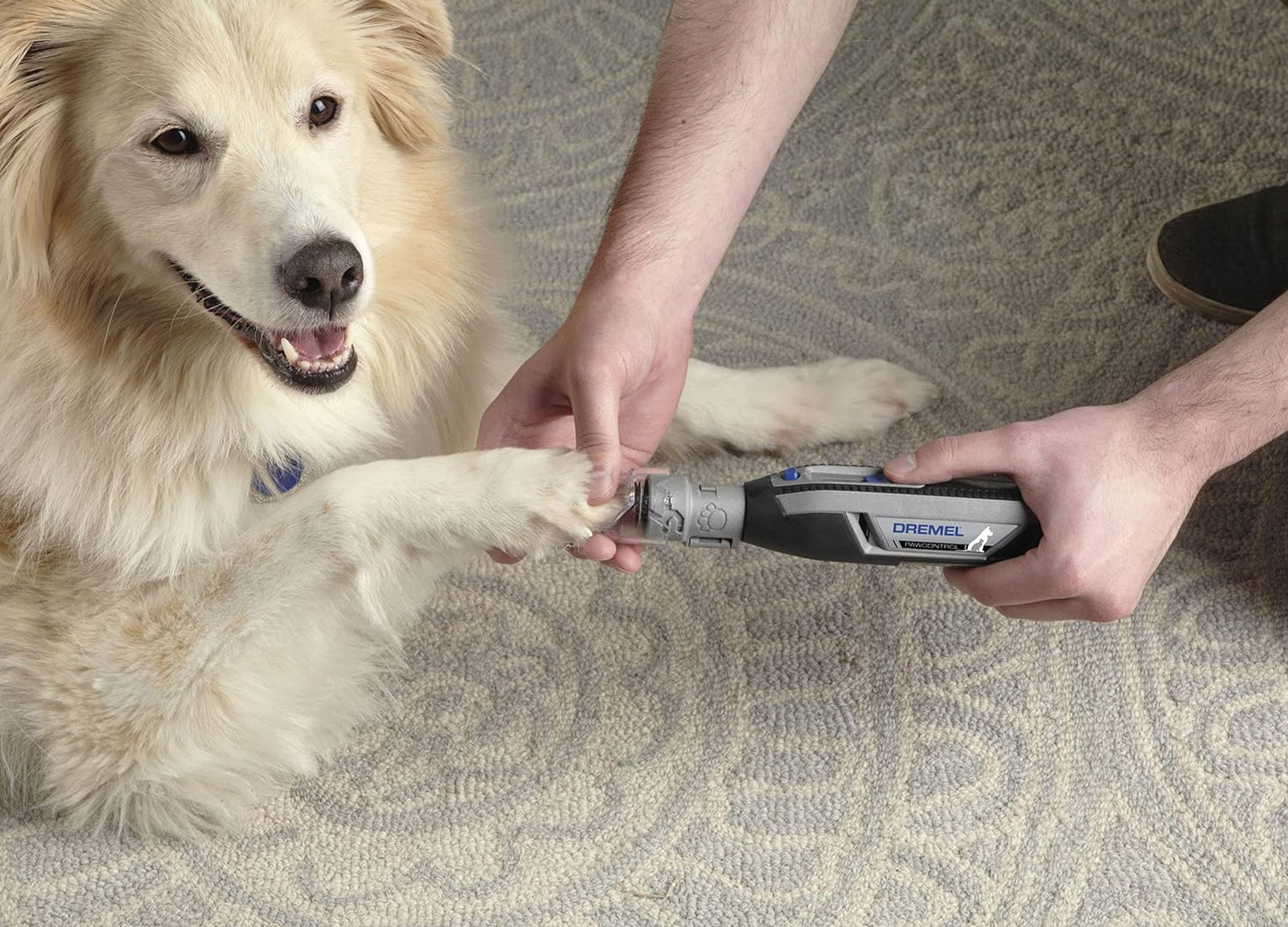 Pawcontrol 7760-PGK Dog Nail Grinder & Trimmer | Cordless Rechargeable Pet Grooming Tool | Safe & Quiet Nail Care for Dogs, Cats & Small Animals