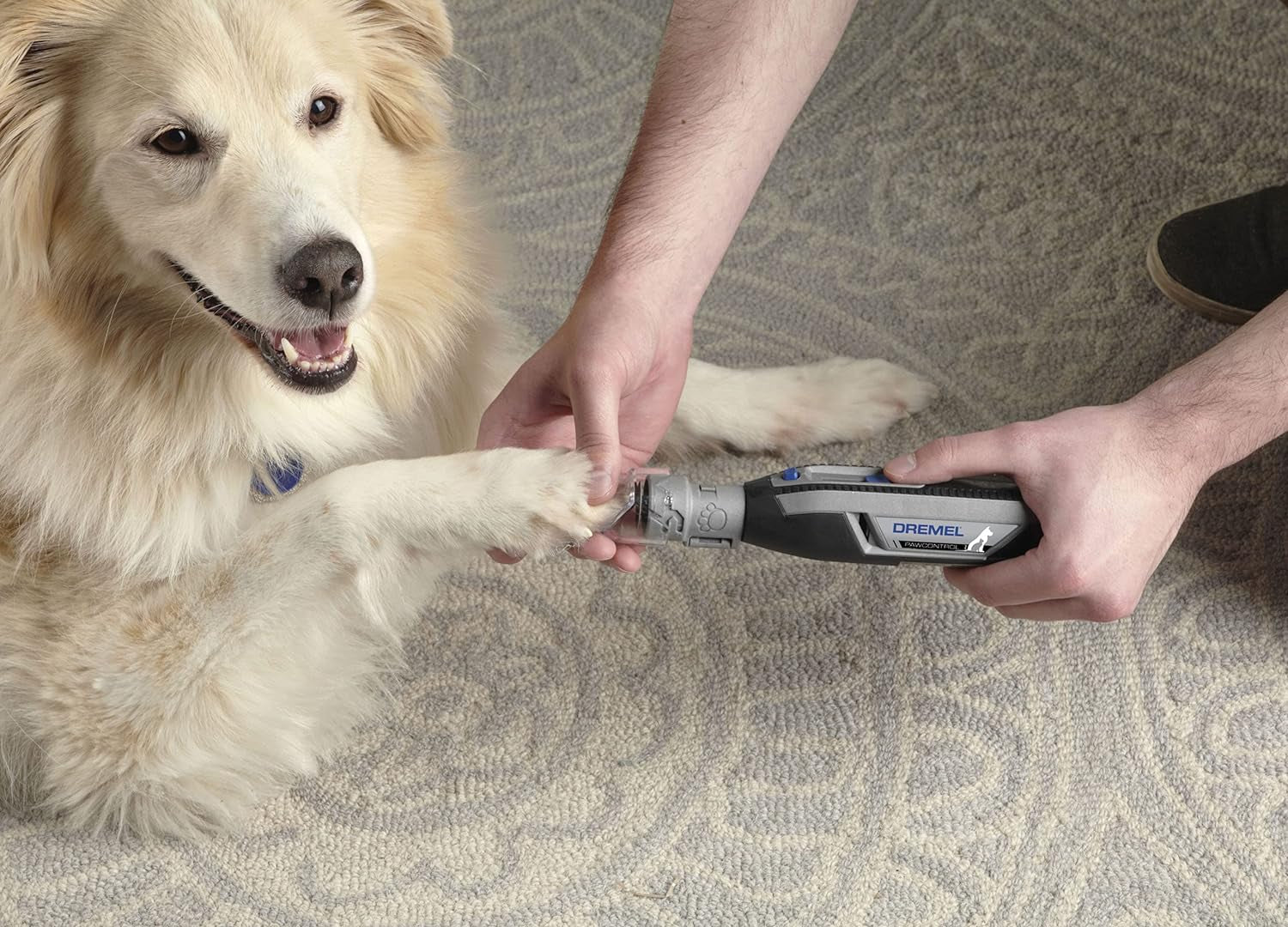 Pawcontrol 7760-PGK Dog Nail Grinder & Trimmer | Cordless Rechargeable Pet Grooming Tool | Safe & Quiet Nail Care for Dogs, Cats & Small Animals
