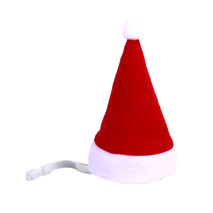 Christmas Pet Costume Set – Santa Hat & Scarf for Cats, Puppies, and Small Dogs