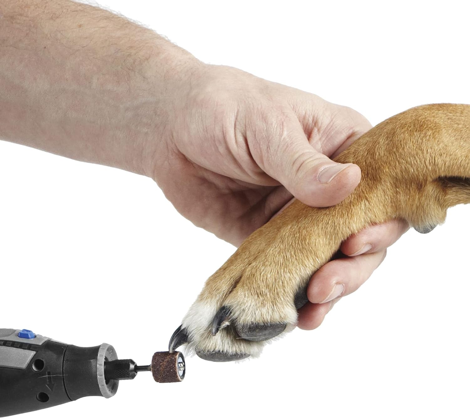 Pawcontrol 7760-PGK Dog Nail Grinder & Trimmer | Cordless Rechargeable Pet Grooming Tool | Safe & Quiet Nail Care for Dogs, Cats & Small Animals