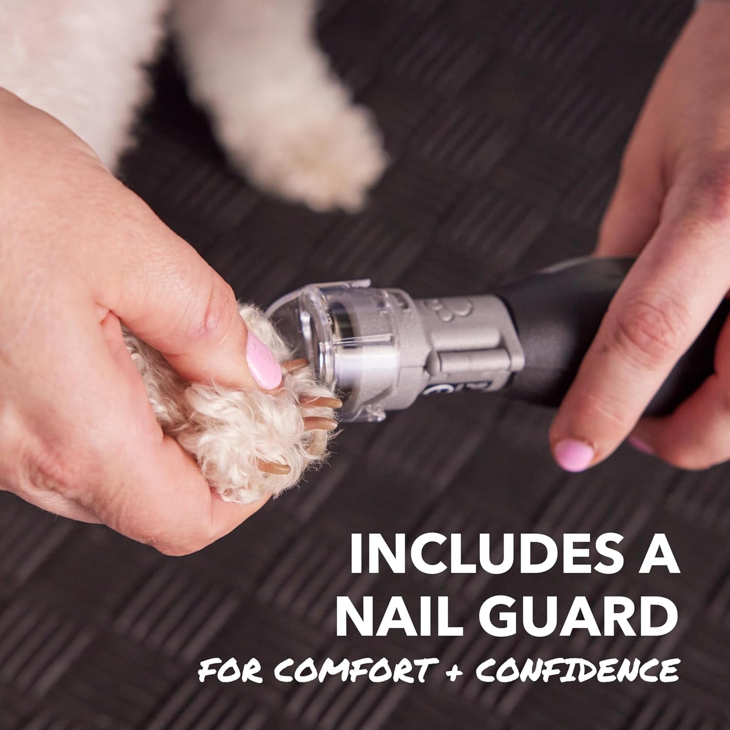 Pawcontrol 7760-PGK Dog Nail Grinder & Trimmer | Cordless Rechargeable Pet Grooming Tool | Safe & Quiet Nail Care for Dogs, Cats & Small Animals