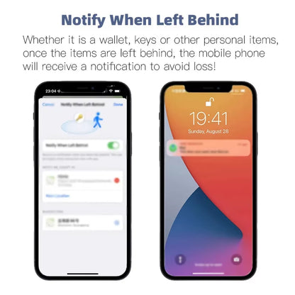 iOS Smart Pet Tracker – Bluetooth Locator with Precision Finding & Replaceable Battery