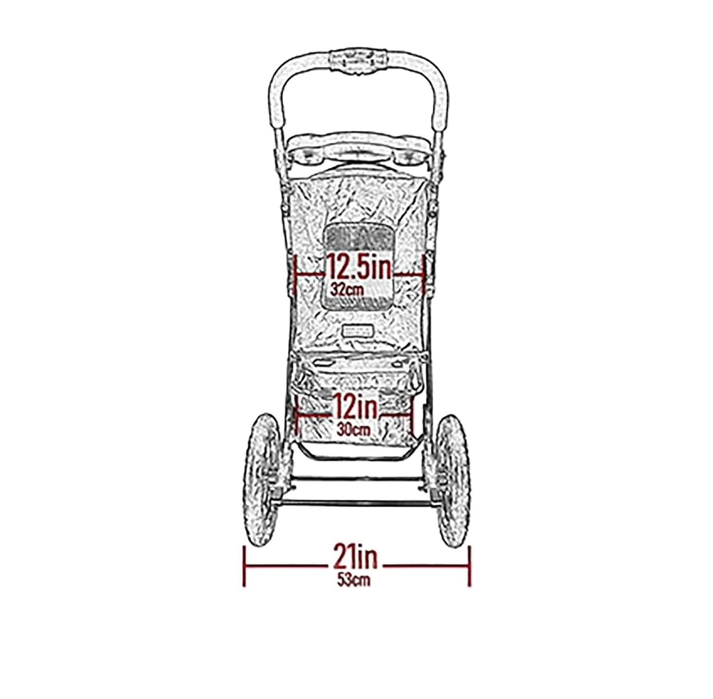 Pet Gear No-Zip Jogger Stroller for Cats & Dogs – Zipperless Entry, Airless Tires, One-Hand Fold, Cup Holder & Storage Basket, Hunter