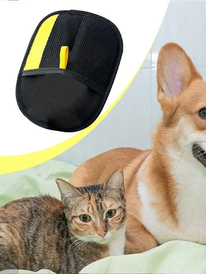 Pet Hair Removal Tool Reusable Static Removal Gloves Pet Grooming Gloves Pet Hair Remover Brush Pet Supplies for Cats Dogs