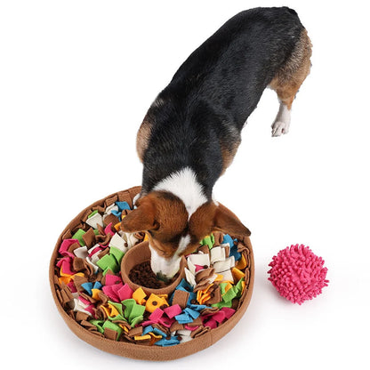 Dog Snuffle Mat – Interactive Sniffing Puzzle Feeder, Adjustable Slow‑Feeding Nose Work Toy for Dogs and Puppies