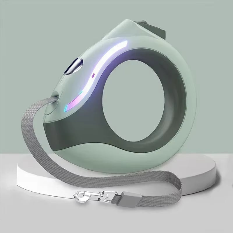 Retractable Dog & Cat Leash | Automatic Extendable Pet Lead with One-Touch Brake | Durable Nylon Traction Rope for Small to Large Breeds