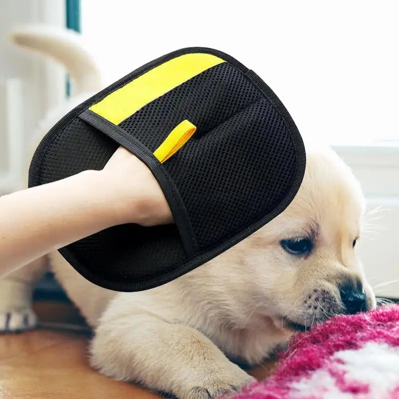 Pet Hair Removal Tool Reusable Static Removal Gloves Pet Grooming Gloves Pet Hair Remover Brush Pet Supplies for Cats Dogs