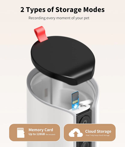 Smart Pet Camera with Treat Dispenser – Monitor, Talk & Reward Your Pet from Anywhere 🐾