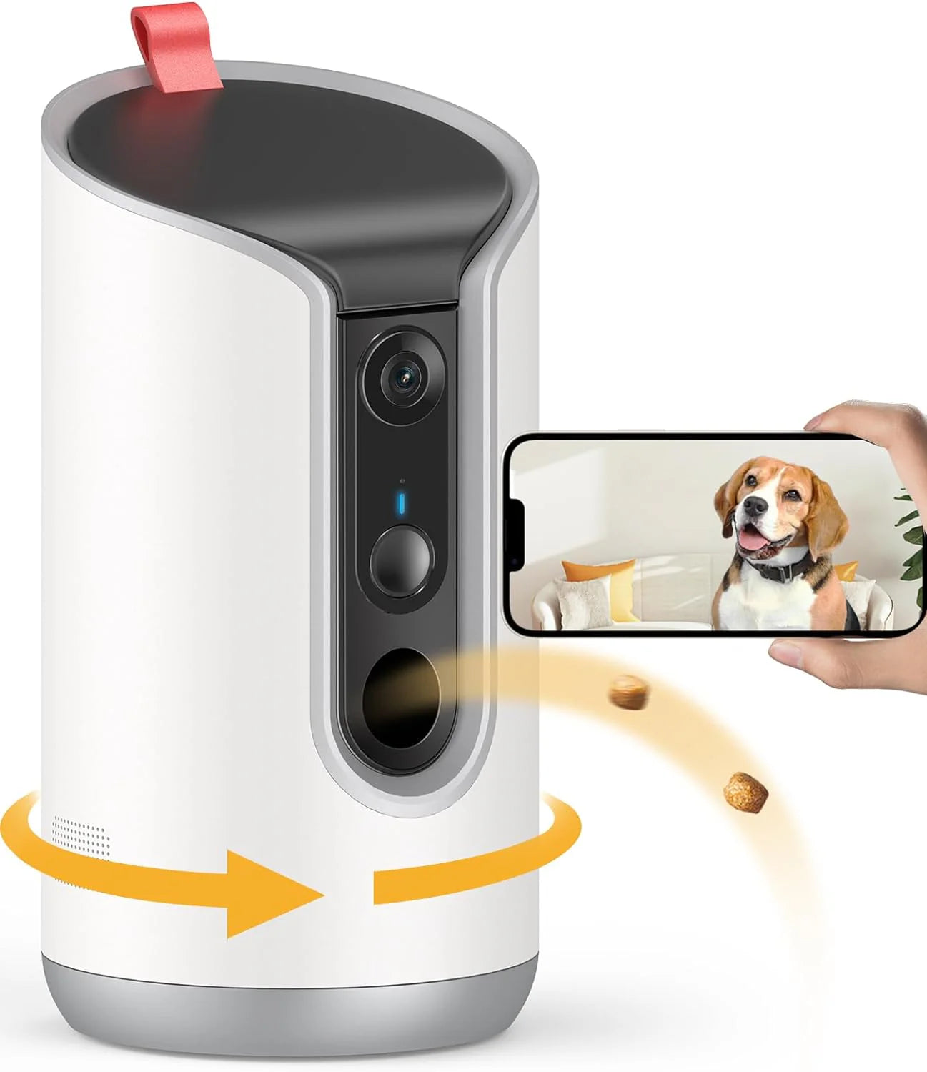 Smart Pet Camera with Treat Dispenser – Monitor, Talk & Reward Your Pet from Anywhere 🐾