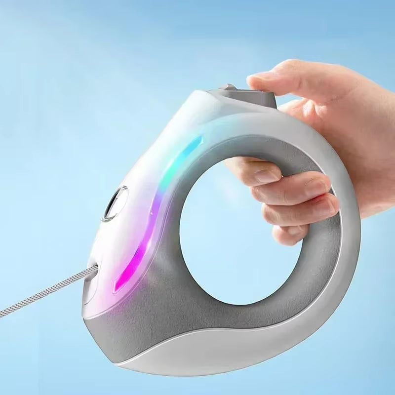 Retractable Dog & Cat Leash | Automatic Extendable Pet Lead with One-Touch Brake | Durable Nylon Traction Rope for Small to Large Breeds