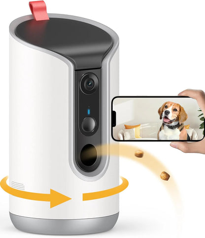 Smart Pet Camera with Treat Dispenser – Monitor, Talk & Reward Your Pet from Anywhere 🐾