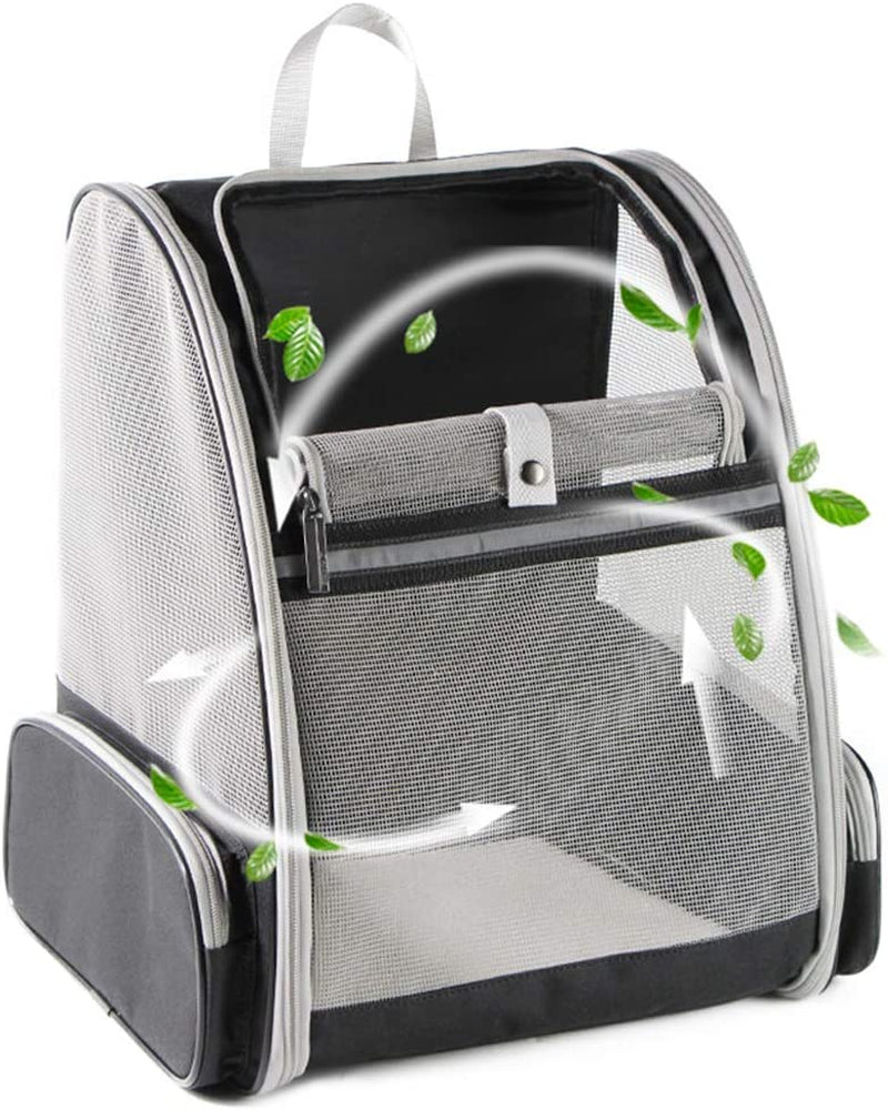 Innovative Bubble Backpack Pet Carrier for Cats & Dogs – Travel-Friendly, Comfortable & Breathable (Black)