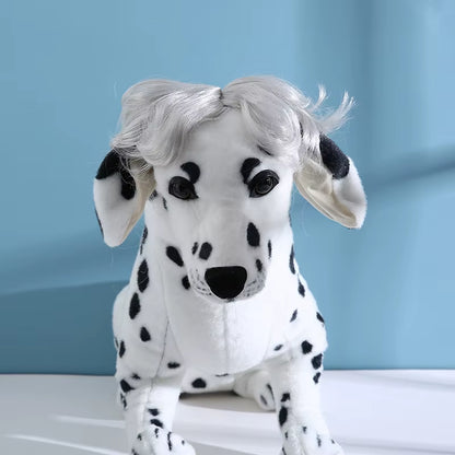 Pet Wigs Cosplay Props Funny Dogs Cats Cross-Dressing Hair Hat Costumes Head Accessories for Halloowen Christmas Pets Supplies