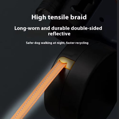 2-in-1 Dual Retractable Dog Leash | Automatic Dual-Head Lead for Small & Medium Dogs – Bichon Frise, Corgi, Teacup Poodle | Durable ABS Material