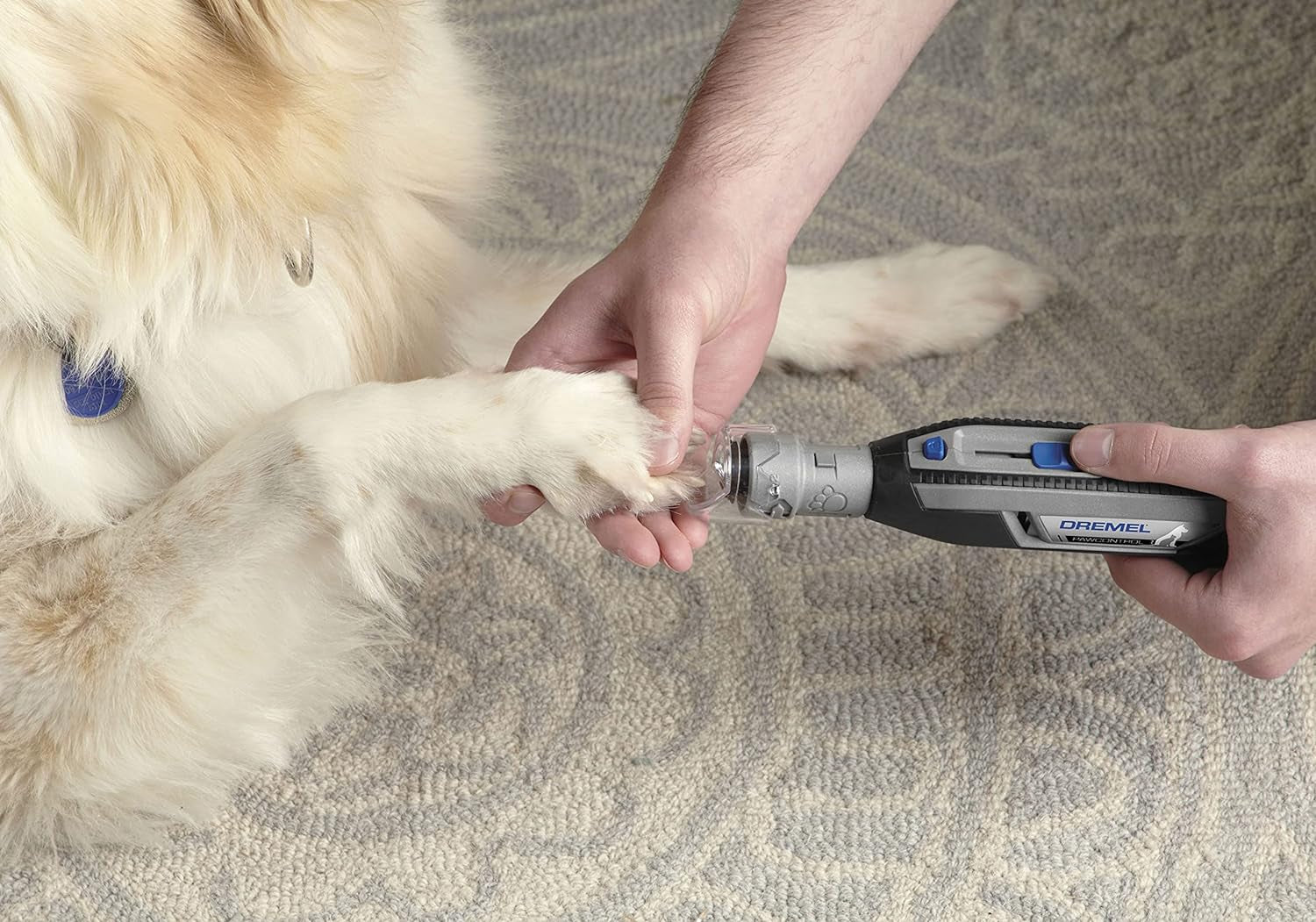Pawcontrol 7760-PGK Dog Nail Grinder & Trimmer | Cordless Rechargeable Pet Grooming Tool | Safe & Quiet Nail Care for Dogs, Cats & Small Animals