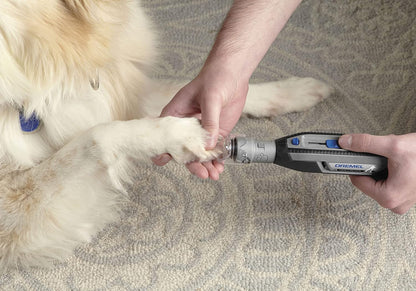 Pawcontrol 7760-PGK Dog Nail Grinder & Trimmer | Cordless Rechargeable Pet Grooming Tool | Safe & Quiet Nail Care for Dogs, Cats & Small Animals