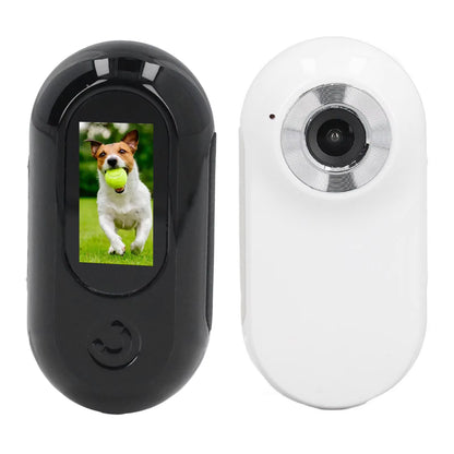 Pet Collar Camera for Cats & Dogs – 120° Wide Angle Lens, OTG Video Recording, Adjustable Magnetic Clip, Outdoor Adventure Camera